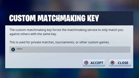 how to create your own custom matchmaking code